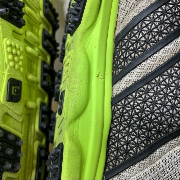 Footjoy Superlites Golf Sneakers Men's 10 w Gray Green Spikeless Shoes 58118 - Picture 14 of 14